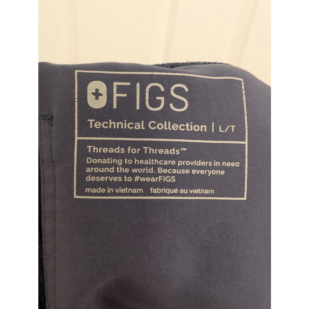 Women's FIGS Blue Straight Leg Scrub Pants L - Picture 5 of 5